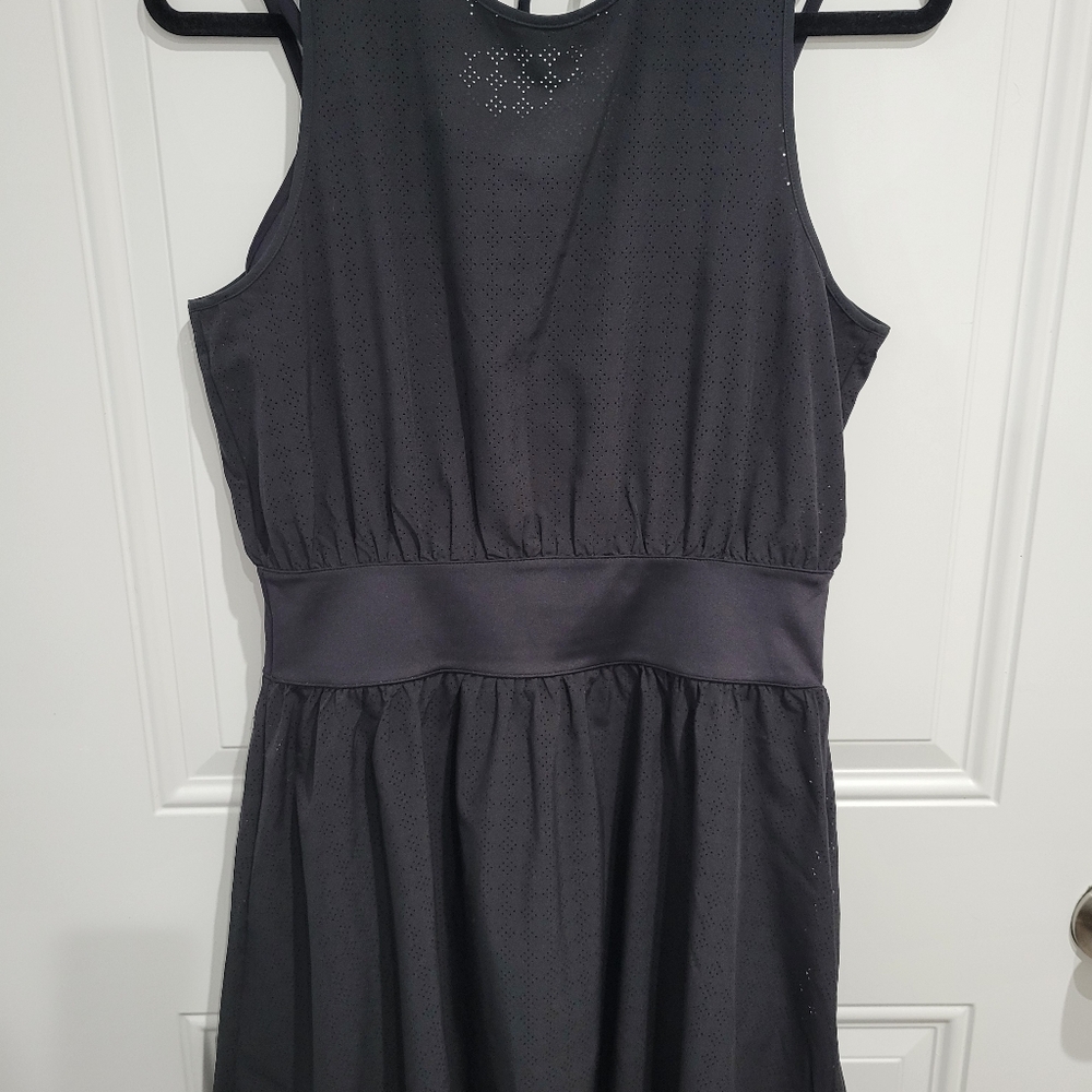Under Armour Black Athletic Plunge Neck Sundress - Picture 5 of 16